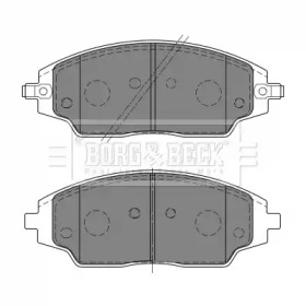 BORG & BECK bbp2459 -  Комплект тормозных колодок, дисковый тормоз